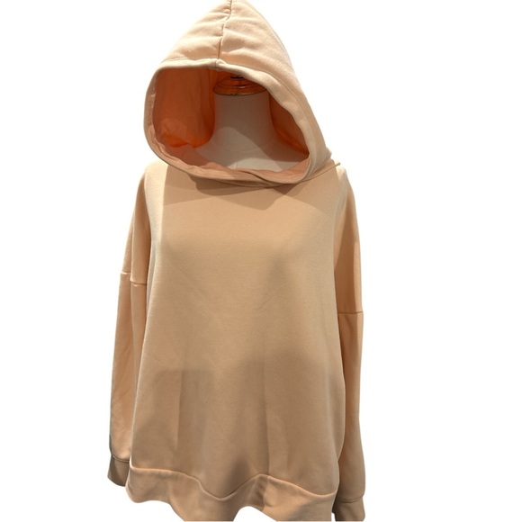 Fabletics Eco Go-To Pocket Hoodie Peach Size 1X - Picture 3 of 8